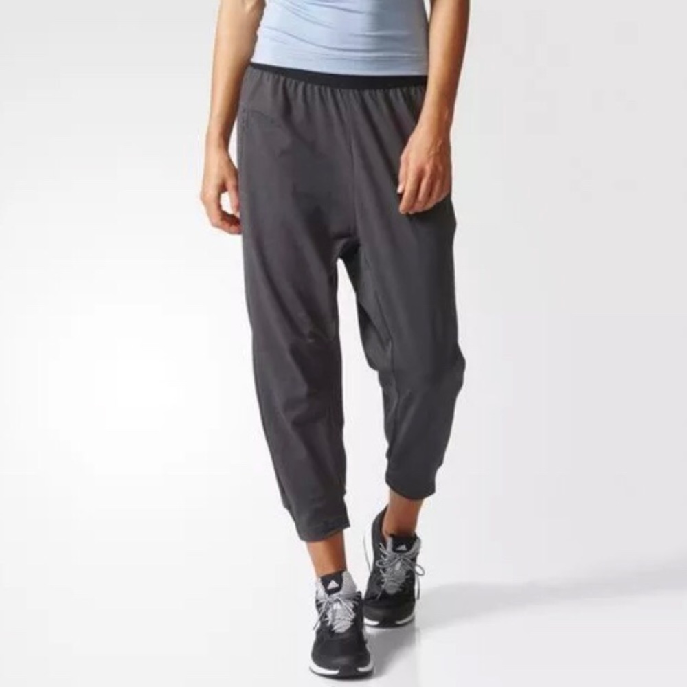[adidas] Gray Wanderflow Guru Yoga Pants Size M Medium Womens Bottoms Athletic